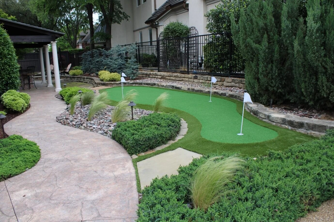 Artificial Turf Putting Green Installation