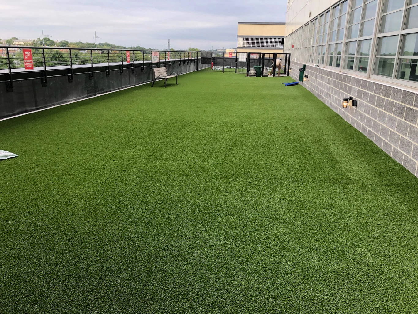 Commercial Artificial Turf Installation